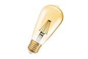 Glödlampor - Osram LED-glödlampa Vintage 1906 Edison Filament 725lm 6.5W/824 (55W) Gold Dimmable E27 - 4099854081514