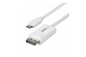 Displaykabel - StarTech.com 6.6ft (2m) USB C to DisplayPort 1.2 Cable Bidirectional - DisplayPort cable - 24 pin USB-C to DisplayPort - 1.9 m - CDP2DP2MBW