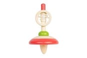 Träleksaker - Bigjigs Wooden Pull Rope Spinning Top - 36068