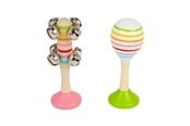 Träleksaker - Bigjigs Wooden Musical Shaker 2 pcs. - 37069