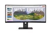 Skärm - 34" Lenovo ThinkVision T34WD-40 - 3440x1440 (UWQHD) - 120Hz - VA - 100W USB-C - 64AEGAT1EU
