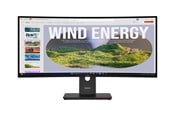 Skärm - 34" Lenovo ThinkVision T34WD-40 - 3440x1440 (UWQHD) - 120Hz - VA - 100W USB-C - 64AEGAT1EU
