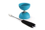 Utomhuslek - Eureka - Rubber Diabolo with Aluminum Sticks - Light Blue - 52515707