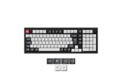 Tangentbord - Keychron Q5 HE 96% Knob Wireless Tri-Mode QMK - Gateron 2.0 Magnetic Switch - Carbon Black - Gaming Tangentbord - Nordisk - Svart - Q5H-M1-BO