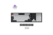 Tangentbord - Keychron Q6 HE 100% Knob Wireless Tri-Mode QMK - Gateron 2.0 Magnetic Switch - Carbon Black - Gaming Tangentbord - Nordisk - Svart - Q6H-M1-BO