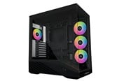 Chassi - Lian Li V100 Black (4x ARGB fans) - Chassi - Miditower - Svart - G99.V100RX.00