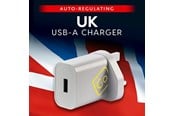 Fritid & Resor - Go Travel Britse USB-A-oplader (2,4 A) - 5016326100282