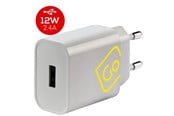 Fritid & Resor - Go Travel EU USB-A-oplader (2,4 A) - 5016326100299