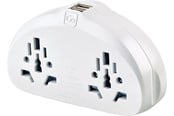 Mobile - Adapters & Chargers - Go Travel Wereld-USA Adapter Duo + USB - 5016326606326