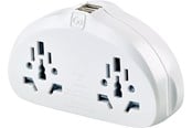 Mobile - Adapters & Chargers - Go Travel Wereld-AUS/China Adapter Duo + USB - 5016326006331