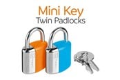 Fritid & Resor - Go Travel Mini Key Twin hangsloten - 5016326101197