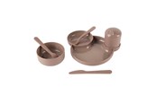 Babyleksaker - Dantoy - Children's Tableware Mocha 7-piece. - 6200