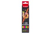 Skriv- och ritverktyg - Bruynzeel - Highlighters Narrow Set 4 Colors - 60283504
