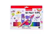 Skriv- och ritverktyg - Bruynzeel Felt-Tip Pens Set 50 Colors - 60121250
