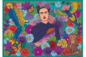 Pusselspel - Ravensburger Frida Kahlo's Paradise: Parrot, Monkey and Blooms - 12001475