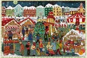 Pusselspel - Ravensburger Christmas, Wooden 500pc - 12001539