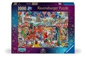 Pusselspel - Ravensburger Christmas No29: Santa's Steam Train Grotto , 1000pc - 12001583