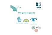 Träleksaker - BS Toys Wooden Mosaic Pin Board - GA487