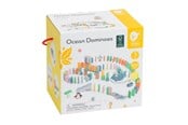 Träleksaker - Classic World Wooden Domino Ocean 100pcs. - 20220