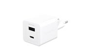 Mobile - Adapters & Chargers - empower by PanzerGlass Turbo 35W Charger incl. USB-C + USB-A | EU Plug | Silver White - EM94326