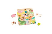 Pusselspel - Classic World Wooden Puzzle Animal Puzzle 10 pcs. Trä - 40070