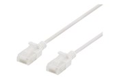 Nätverkskabel - Deltaco patch cable - 3 m - white - Vit - 3m - UUTP-1058