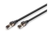 Nätverkskabel - DIGITUS patch cable - 1 m - black - Svart - 1m - DK-1843-010
