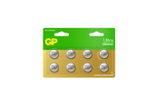 Battery - GP Ultra Lithium coin cell CR2032, 8-pack - 103257