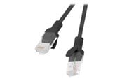 Nätverkskabel - Lanberg patch cable - 5 m - RAL 9004 black - Svart - 5m - PCU6-10CC-0500-BK