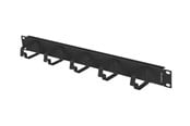 Rack chassis - Lanberg AK-1701-B - 1U - Cable Management Panel - AK-1701-B