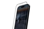 Mobiltelefontillbehör-Skyddsfilm - PanzerGlass Stealth Screen Protector w. Black Frame iPhone 17 | iPhone 16 Pro | Ultra-Wide Fit w. FASTFIT IN-A-BOX - PG54911