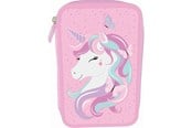 Skoltillbehör - Tinka PENCILCASE DUBBLE UNICORN ROSA COOL SCHOOL - 8-804713