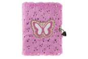 Skoltillbehör - Tinka DIARY PLUSH ROSA SOMMERFUGL - 8-802166