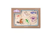 Pusselspel - Fantorangen & Fantus WOODEN PUZZLE 6 BRICKS WATER ANIMALS - 62-112071