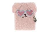Skoltillbehör - Tinka DIARY PLUSH DOG ROSA M/GLASSES - 8-802177