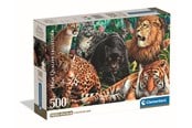 Pusselspel - Clementoni Jigsaw Puzzle Wild Cats 500 pcs. Golv - 35584