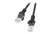 Nätverkskabel - Lanberg patch cable - 1.5 m - black RAL 9004 - Svart - 1m - PCU5-20CC-0150-BK