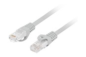 Nätverkskabel - Lanberg patch cable - 50 cm - grey RAL 7035 - Grå - 0.5m - PCF6-20CC-0050-S