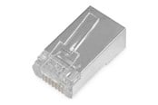 Nätverkskabel - DIGITUS network connector - clear - Silver - AK-219603-100