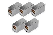 Nätverkskabel - DIGITUS network coupler - Silver - DN-93901-5