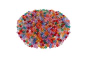 Kreativa spel - Colorations - Pony Beads Transparent 6x9 mm 1000 pcs. - 43BL03