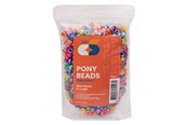 Kreativa spel - Colorations - Pony Beads Mother of Pearl Effect 6x9 mm 1000 pcs. - 43BL04