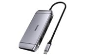 USB Hub - Choetech 9-in-1 4K HDMI 100W PD and USB 3.0 USB-C Hub Gray USB Hub - USB 3.0 - 9 porte - Grey - HUB-M15