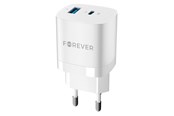 Mobile - Adapters & Chargers - Forever 33W USB-C PD & QC GaN Wall Charger White - GSM115405