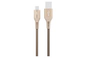 USB-kabel - GreyLime Braided USB-A to USB-C Cable Beige 3 m - C21AC3M02