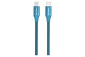 USB-kabel - GreyLime Braided USB-C to USB-C 60W Cable Blue 1 m - C21C60C1M01