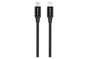USB-kabel - GreyLime Braided USB-C to USB-C 60W Cable Black 1 m - C21C60C1M04