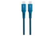 USB-kabel - GreyLime Braided USB-C to USB-C 60W Cable Blue 3 m - C21C60C3M01
