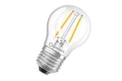 Glödlampor - Osram LED-glödlampa Mini-ball Filament 250lm 2,5W/827 (25W) Clear E27 - 4099854069192