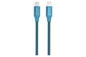 USB-kabel - GreyLime Braided USB-C to USB-C Cable Blue 1 m - C21CC1M01